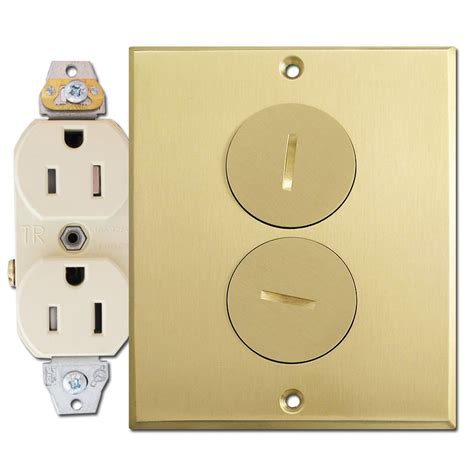 electrical floor box cover plate for decora receptcles|Outlets/Receptacles .